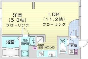 M-STAGE北9条の物件間取画像